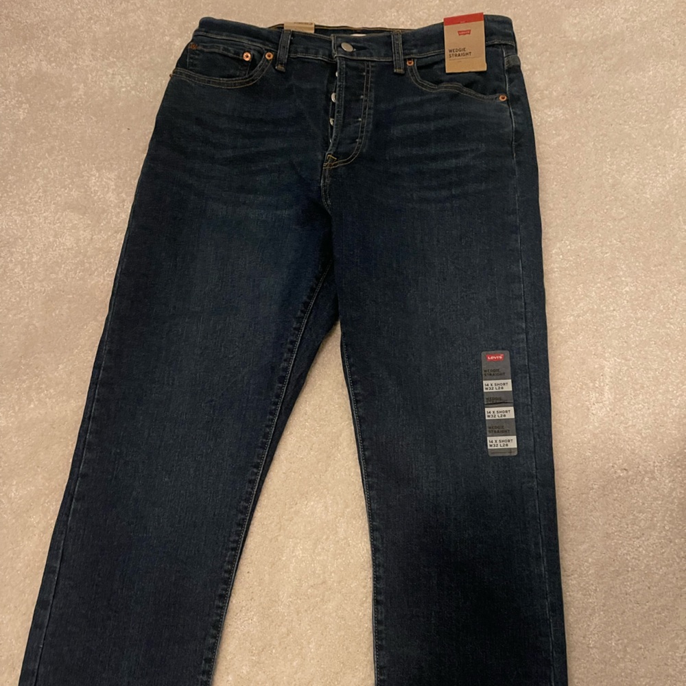 Levi's Blue Wedgie Straight Jeans